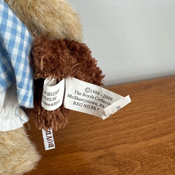 Boyds Bears “Dorothy” Wizard of Oz The Head Bean Collection Toto Collectible Y2K - Picture 4 of 4